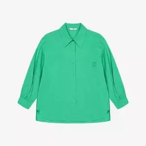 [갤러리아] [SI]자수포켓 퍼프 소매 블라우스(SHK2143DBB)