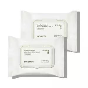 [이니스프리] 올리브 비타민E 리얼 클렌징 티슈30매 2개