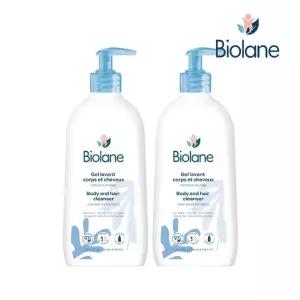 비올란 2 in 1 바디앤헤어 클렌저 350ml x2개 아기 신생아 올인원 저자극 코코넛워시