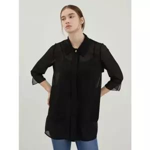 [올리비아로렌] 메탈 버튼 홑겹 쉬폰 자켓 VOCFU4M5126[35179481]