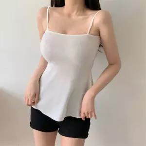 여자 레이어드 플레어 탑 끈 여름나시 뷔스티에