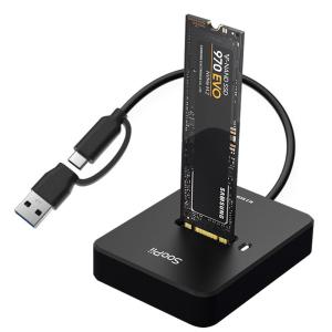 M.2 NVMe SSD Gen2 10G 고속 도킹스테이션 인클로저 외장케이스 방열효과 SD02A