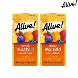 얼라이브 멀티비타민 60정 2개