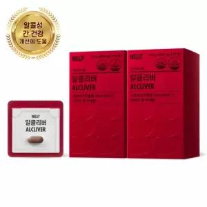 웰릿 알클리버 알콜성 간건강 개선 새싹보리추출물 14정 2box