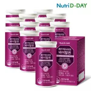 뉴트리디데이 갱년기 여성  유산균 바이탈퀸 60캡슐 x 12개 총12개월분