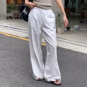 [코코블랑] 리코 아일렛 밴딩팬츠