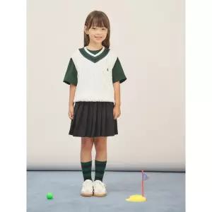 [BEANPOLE KIDS] [25FW 시즌오프 30%] 면 케이블 크리켓 베스트  아이보리 (BI5751U010)