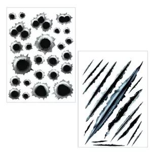 자동차 차량용 스티커 흠집 스크래치 가림 데칼 커버 본넷 범퍼 땜빵 2p