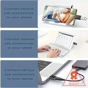 USB 어댑터 C 3.0 Female OTG 변환기 MacBook Pro 2019/2018/2017 등과 호환 가능