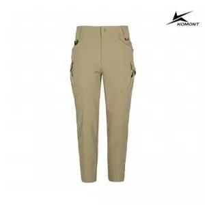 [코몽트] 남성 빅포켓 허리밴딩 카고 팬츠 베이지