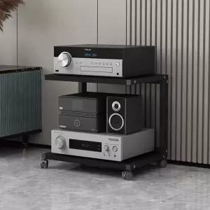이동식 오디오장 선반 오디오장식장 2단 장비 거실장 오디오 수납 거치대