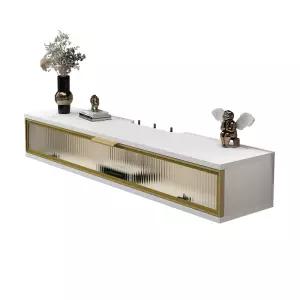 모던 심플 수납장 벽선반 TV 거실장 벽걸이 티비다이