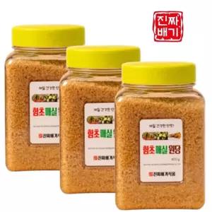 함초 매실 원당 천연당 사탕수수원당 매실농축액 함초 400g 3개 청 발효식