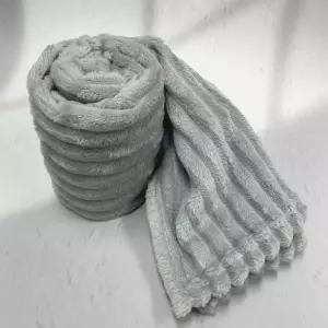 극세사 차량용 그레이 담요 무릎 겨울 50x70cm 답례품 비행기