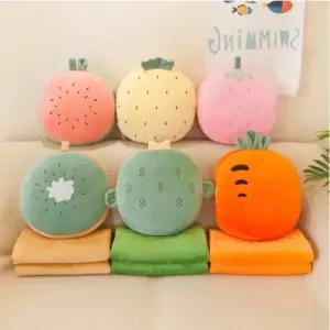 극세사 쿠션 차량 과일 소파 무릎담요 담요 사무실 이불 집순이