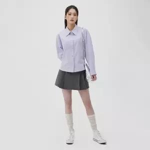 뒤허리 턱 포인트 셔츠 AQ1WB265