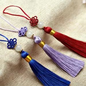한국 전통 노리개 장식품 실크 미니 장신구 소품