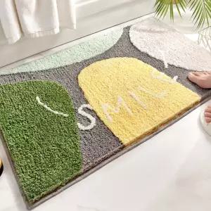 화장실 도어 현관 발 매트 귀여운 무지개 욕실 호텔 발매트 가정용 미끄럼방지