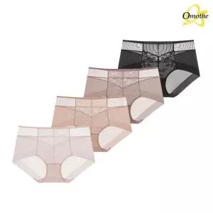 [팬티 4종] 오모떼 데일리 스킨 맥시 팬티 4종세트(라이트스킨+스킨+태닝스킨+블랙)