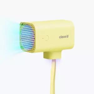 [10만대 판매 인증! 99.9% 살균력] 클린디 윈디 CL-403 무선 칫솔살균기 옐로우 1인용 욕실 자외선 건조기 UV-C LED 휴대용 소독기