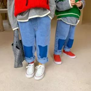 팜므 유아 봄가을 피칭 청바지