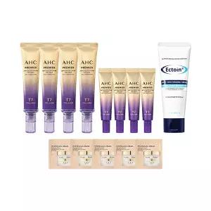 AHC 아이크림 시즌13 40ml x4 + 12ml x4 + 쟈스 보습크림 100ml + 샘플5매
