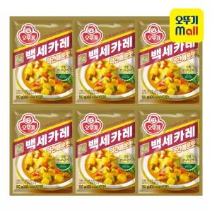 [오뚜기] 백세카레 약간매운맛 100g 6개