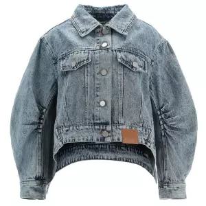 [롯데백화점]더아이잗컬렉션 언발 데님 크롭재킷 CR9E0JK211