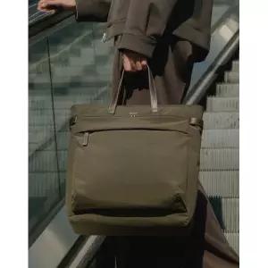 [롯데백화점]헤지스ACC LL[선물포장][HATCH-BAG] HJBA5F331 카키 나일론 토트백