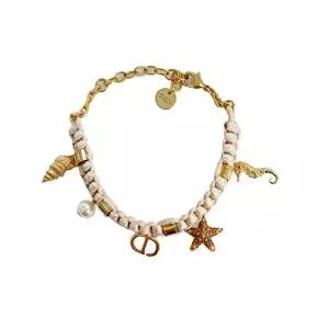 [디올]25FW 케비넷 썸머 브레이슬릿 골드/베이지 B2946WOMPO 208