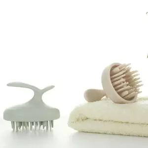 자극없는 실리콘 샴푸브러쉬 각질 두피 마사지 지성 여성 미용실 제거 헤어빗