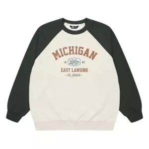 더센트럴 소이주니어 TC01 싱글 합포 래글런 맨투맨티  25F1405