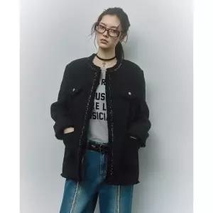 [갤러리아] [LAP]수술장식 오버핏 트위드자켓 (AR4WJA65)