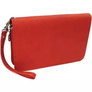 로얄)다용도파우치(레드/뱅크북/R-1012) (WC3437F)