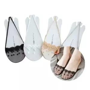 여성 시스루 레이스 스트링 덧신 양말 10켤레_10916088_588963