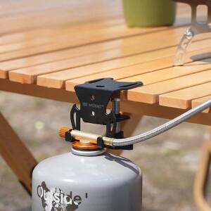 야외용 캐니스터 걸이 금속 부탄 가스통 피크닉 여행 캠핑 테이블 스토브 탱크 정리함 가정용