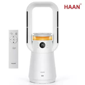 한경희 BLDC 날개없는 그래핀 온풍기 가습기 헤파13공기청정기 무드등 선풍기 리모컨조작 HAAN-P17000
