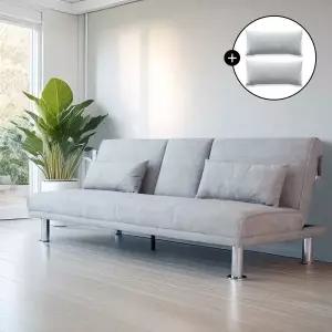 [일루일루]우리 소파베드 3인용 침대겸용 홈바 컵홀더 접이식 3단조절 폴딩형 생활방수