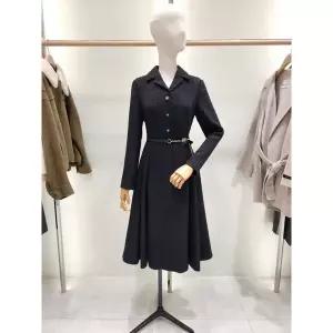 갤러리아 (라인어디션)(N557)오픈카라 벨티드 트위드 원피스(NWOPPL0400)