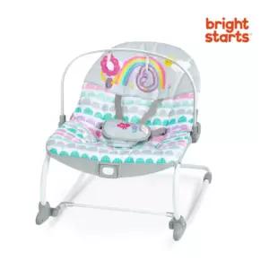 스엔코샵 신생아 진동바운서 출산 흔들침대 레인보우