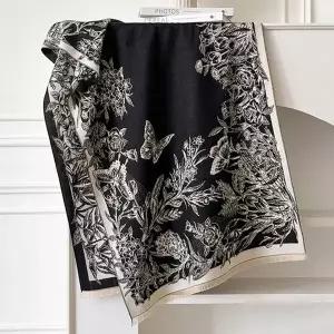 [토마]명화 패턴 숄/스카프 머플러 블랭킷/입는담요 블랑킷 목도리 겨울(CN0234)