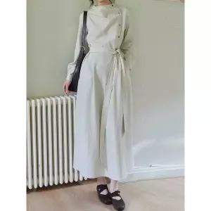 [예쎄] 드레이프 트렌치 롱원피스(S5WOP009A)