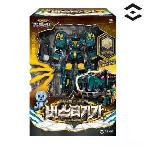 최강공룡 미니특공대 푸른 화염의 전사 버스터기가 변신로봇