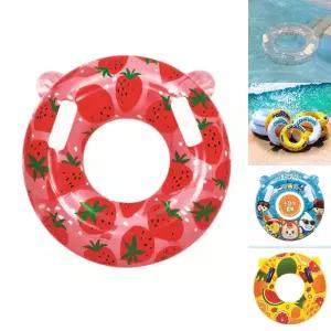라온토이 70cm 스트로베리 물놀이 튜브 국산 KC인증/수영/용품/동남아/여행용/비치/대형/에어/안전한/비치