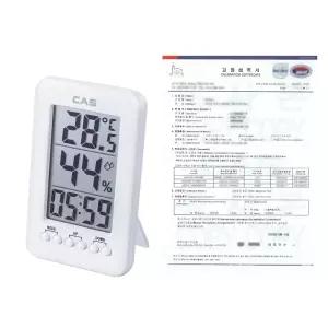 CAS 카스 디지털 온습도계 T034 대형 LCD창 + 검교정 필증 성적서