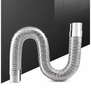 가스 연통 배기관 주방 온수 후드 자바라 주름관 보일러 합금 1 구경 5CM 배연관 1m 길이 알루미늄 호