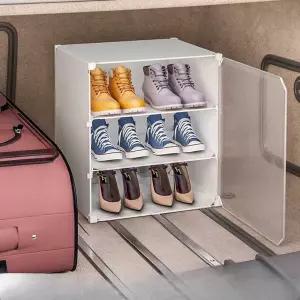 차량용 신발장 자동차 트렁크 신발 정리 보관함 케이스 캐비넷