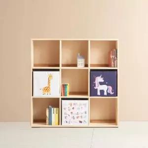아트박스/아도라퍼니처 아도라퍼니처 3단 9칸 고무나무 오픈 책장 1147