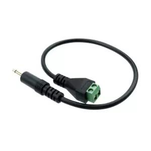 오디오 케이블 터미널 스테레오 모노 변환 2핀 30cm 3.5mm 2극