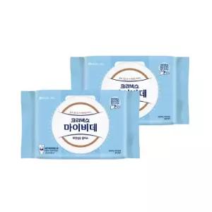 마이비데 물티슈 대용량 캡형 60매 x 2팩 클린케어 화장실용 비데용 물에녹는 비데티슈